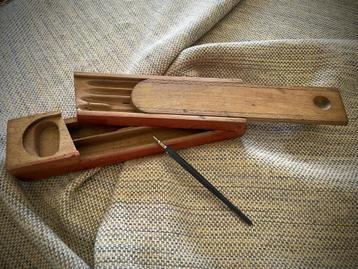 Brocante houten pennendoos, Enlèvement