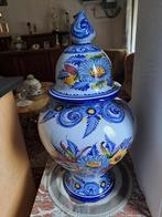 vaas blauw 1, Ophalen, Zo goed als nieuw, Blauw, Aardewerk of Porselein