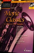 Movie classics hits Voor  Altsaxofoon met cd, Muziek en Instrumenten, Bladmuziek, Filmmuziek en Soundtracks, Ophalen of Verzenden