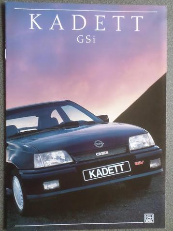 Opel Kadett GSI Brochure