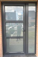 Porte d’entrée pvc grise anthracite Raal 7016, Utilisé