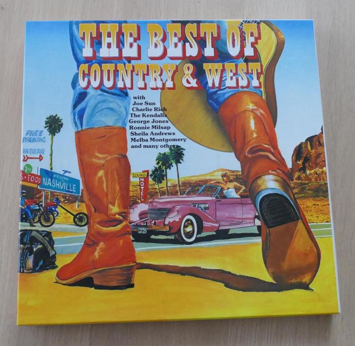 3LP Box The Best Of Country & West, Cd's en Dvd's, Vinyl | Verzamelalbums, Zo goed als nieuw, Country en Western, 12 inch, Ophalen of Verzenden