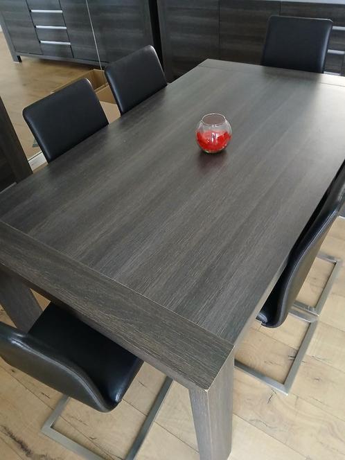 Volledige eetkamer, Huis en Inrichting, Complete eetkamers, Gebruikt, 4 tot 6 stoelen, Ophalen