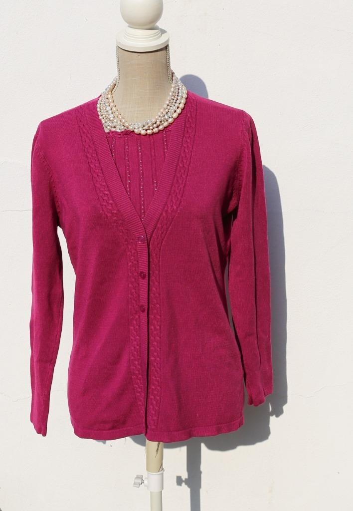 Roze wollen trui L, Kleding | Dames, Truien en Vesten, Zo goed als nieuw, Maat 38/40 (M), Roze, Ophalen of Verzenden