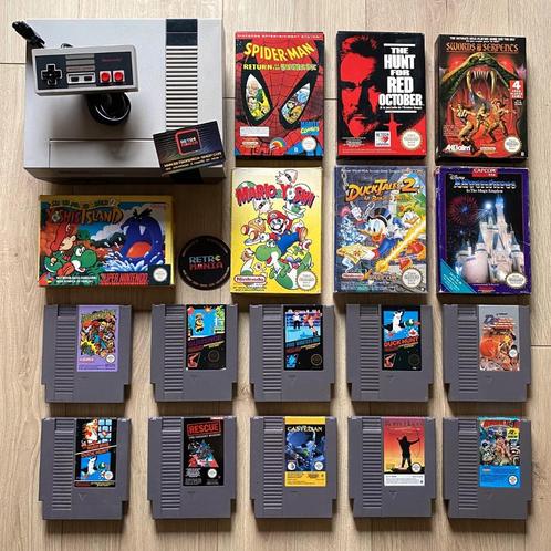 Console Nintendo NES + Jeux, Consoles de jeu & Jeux vidéo, Jeux | Nintendo NES, Comme neuf, Enlèvement ou Envoi