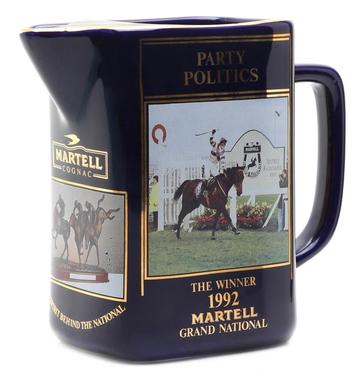 Martell cognac waterkan 'Party Politics The Winner 1992  beschikbaar voor biedingen