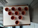 Terracotta potjes, Ophalen, Gebruikt, Rond, Tuin