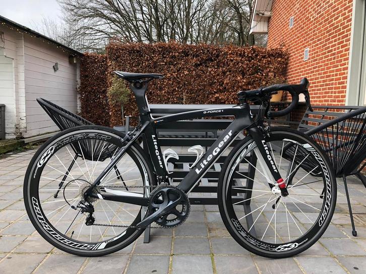 LiteGear G-force 1, Fietsen en Brommers, Fietsen | Racefietsen, Zo goed als nieuw, Heren, Overige merken, 15 tot 20 versnellingen