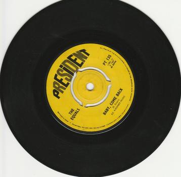 45T vinyl single : 'Baby Come Back' van The Equals (OLDIE!) beschikbaar voor biedingen