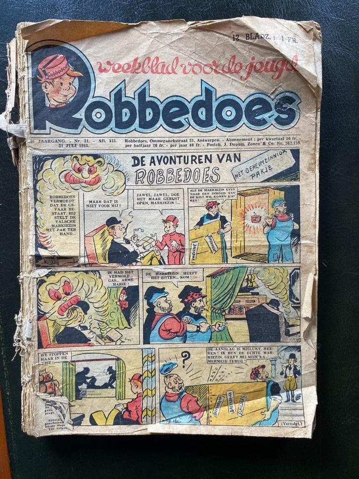 ROBBEDOES ALBUM -  8 - Zonder kaft en onvolledig, Boeken, Stripverhalen, Gelezen, Eén stripboek, Ophalen of Verzenden