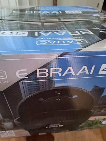Grill Cadac E-Braai 40 black electrique comme neuf, Enlèvement, Comme neuf