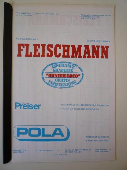 Fleischmann-catalogi en prijzen, Hobby en Vrije tijd, Modeltreinen | N-Spoor, Fleischmann, Ophalen of Verzenden