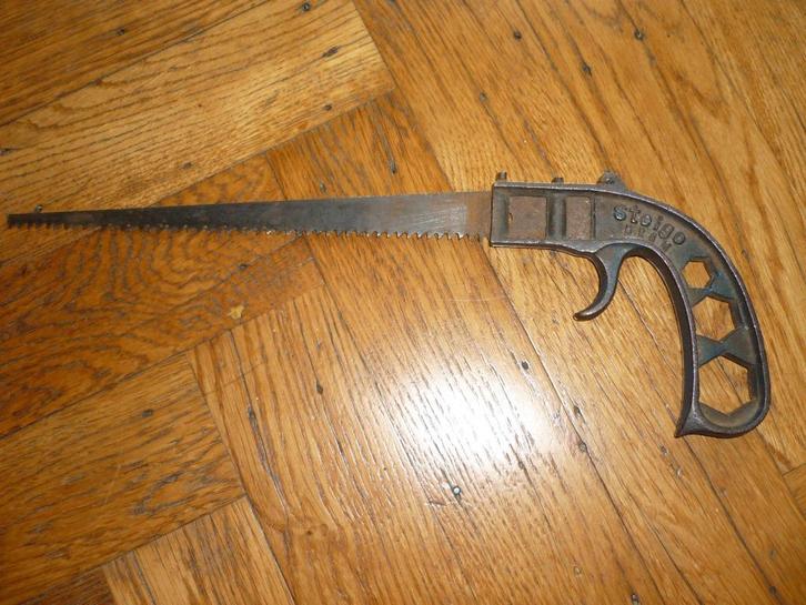 Steigo originele antieke handzaag 1920-1930, Antiek en Kunst, Antiek | Gereedschap en Instrumenten, Ophalen
