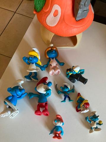 SMURFEN PEYO VINTAGE HUISFIGUREN beschikbaar voor biedingen