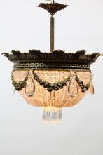 Elegante bronzen kralen plafonnière, Envoi