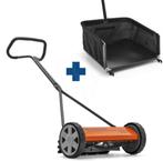 Husqvarna Novolette grasmaaier handmaaier, Ophalen, Zo goed als nieuw, Opvangbak