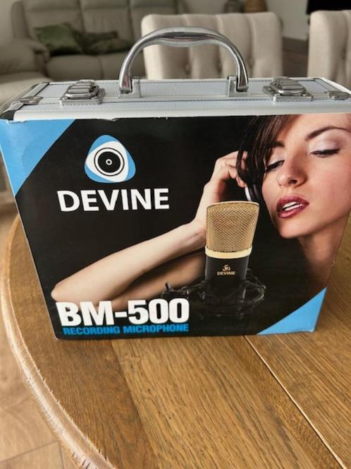 Microphone Devine BM 500, Musique & Instruments, Microphones, Comme neuf, Micro studio, Enlèvement