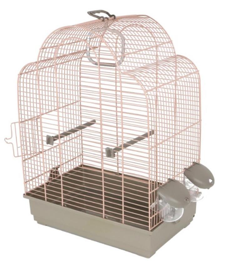 Vogelkooi Voltrega 648 Salmon-Mocca, Dieren en Toebehoren, Vogels | Hokken en Kooien, Nieuw, Vogelkooi, Kunststof, Ophalen