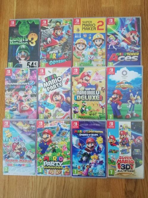 Jeux Games Nintendo Switch Super Mario, Consoles de jeu & Jeux vidéo, Jeux | Nintendo Switch, Utilisé, Autres genres, 3 joueurs ou plus