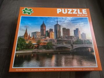 Puzzel 1000 stuks - Skyline, Frankfurt am Main beschikbaar voor biedingen