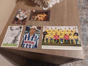 5 Voetbalkaarten beschikbaar voor biedingen