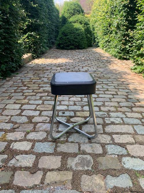 Vintage krukje – retro stijl, 50 cm hoog, Huis en Inrichting, Krukjes, Gebruikt, Ophalen