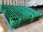 5 sterke groene PVC paletten, Ophalen of Verzenden, Zo goed als nieuw, Pallet