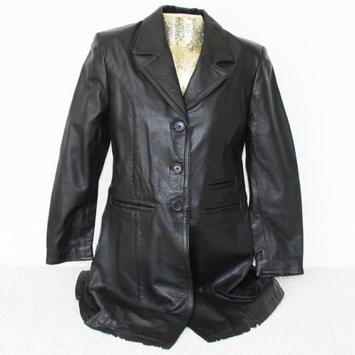 Soepele Leren Leather Master Classics Jas 1 (L) € 65,-, Kleding | Dames, Jassen | Winter, Nieuw, Maat 42/44 (L), Zwart, Verzenden