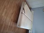Bed, Huis en Inrichting, Ophalen, Gebruikt, Wit, Tweepersoons