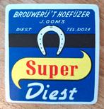 bieretiket "Super Diest" - Brij t Hoefijzer J. Ooms Diest, Verzamelen, Ophalen of Verzenden, Nieuw