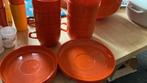 Mepal oranje kampeerservies, Huis en Inrichting, Ophalen of Verzenden, Gebruikt, Oranje