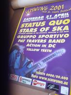 poster Status Quo Schwung 2001, Verzamelen, Ophalen of Verzenden