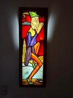Glasraam van Frans van Immerseel met glasbak, Ophalen