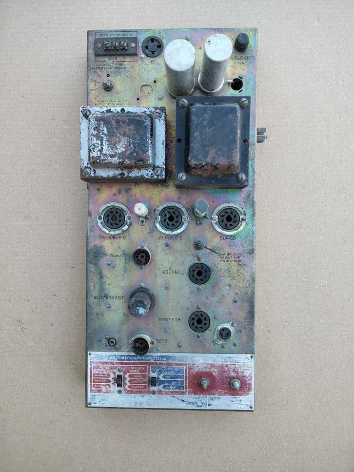 Buizen Versterker Seeburg V200/ J100 (1956) jukebox, Verzamelen, Automaten | Jukeboxen, Seeburg, Verzenden