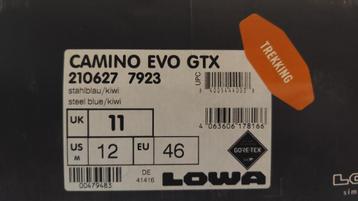 Wandelschoenen Lowa Camino Evo GTX maat 46 beschikbaar voor biedingen
