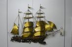 D'Haeseleer - zeilboot - wandlicht - vintage 70's, Ophalen of Verzenden, Gebruikt
