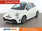 Abarth 595 1.4 Turbo Turismo (bj 2019), Auto's, 4 zetels, Gebruikt, Wit, Leder
