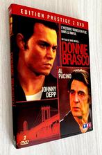 DONNIE BRASCO /Édit.PRESTIGE 2 DVD/ +Version LONGUE + 25 Min, Comme neuf, Johnny Depp, Al Pacino, Mafia, Tous les âges, Enlèvement ou Envoi