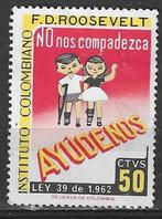 Colombia 1962 - Yvert 000 ZNcin - Instituut Roosevelt  (ZG), Timbres & Monnaies, Timbres | Amérique, Envoi, Non oblitéré