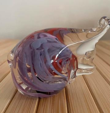 Art glass handgeblazen vis. Press papier of deco beschikbaar voor biedingen