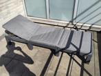 Allibert Daytona ligbed + kussen grijs, Tuin en Terras, Ophalen, Zo goed als nieuw, Kunststof, Verstelbaar