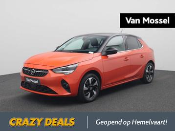 Opel Corsa-e Elegance 50 kWh | Navi | ECC | PDC | LMV | LED, Auto's, 15 min, Stof, Gebruikt, Zwart