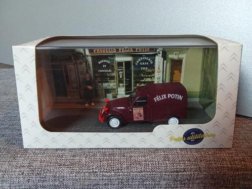 Citroen 2CV kruidenier Felix Potin Bordeaux - Atlas 1:43, Hobby en Vrije tijd, Modelauto's | 1:43, Nieuw, Auto, Overige merken