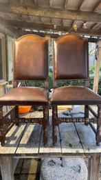 2 kasteelstoelen in eik, Ophalen