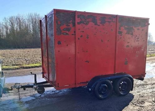 Remorque Fermée fourgon -750kg Nouveaux pneus. Idéal foodtru, Auto diversen, Aanhangers en Bagagewagens, Gebruikt, Ophalen of Verzenden