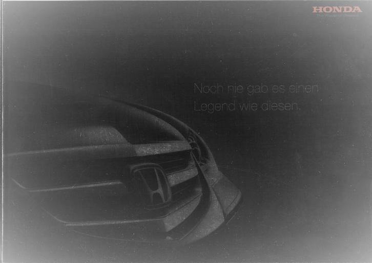HONDA LEGEND 2007, Boeken, Auto's | Folders en Tijdschriften, Zo goed als nieuw, Honda, Ophalen of Verzenden