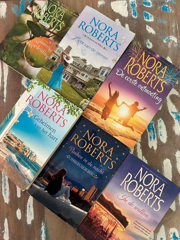 6 boeken Nora Roberts beschikbaar voor biedingen