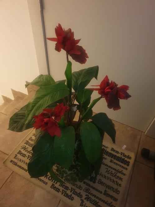 Te koop mooie kunstplant met bloempot, Huis en Inrichting, Woonaccessoires | Kunstplanten en Kunstbloemen, Ophalen