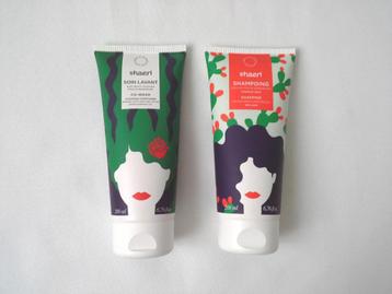 Lot Shaeri neuf shampoing + soin lavant - 2 tubes de 200 ml, Enlèvement ou Envoi, Neuf, Shampoing ou Démêlant