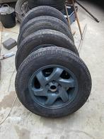 set Alu mazda velgen + banden, Auto-onderdelen, Banden en Velgen, Ophalen, 16 inch, Banden en Velgen, All Season